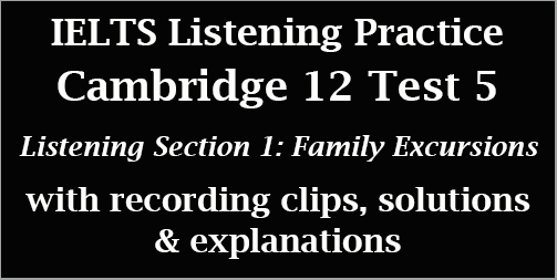 family excursions listening test 5